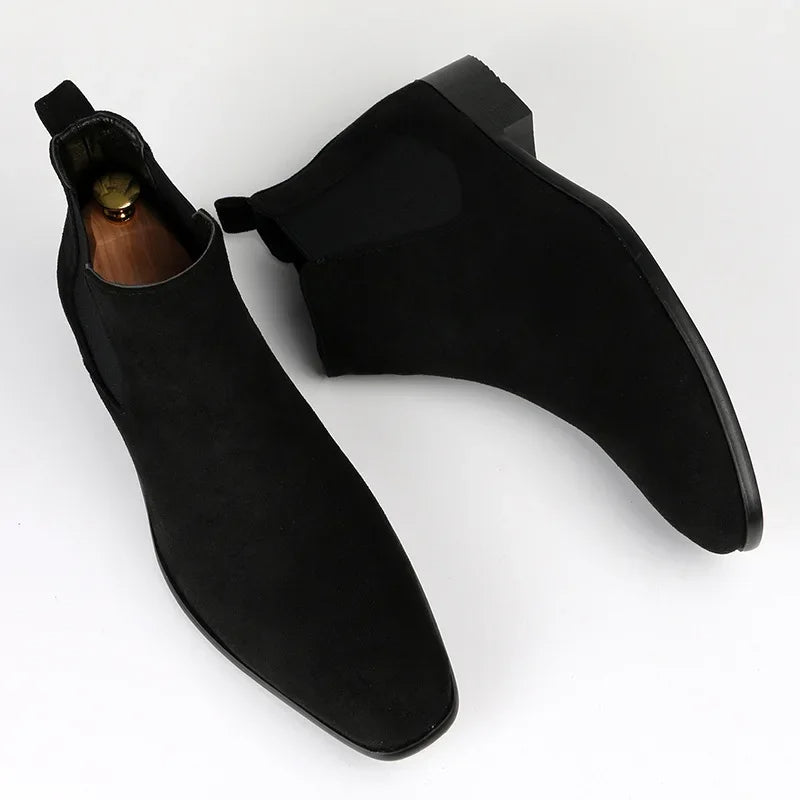 David | Men's Pull-on Ankle Chelsea Boots